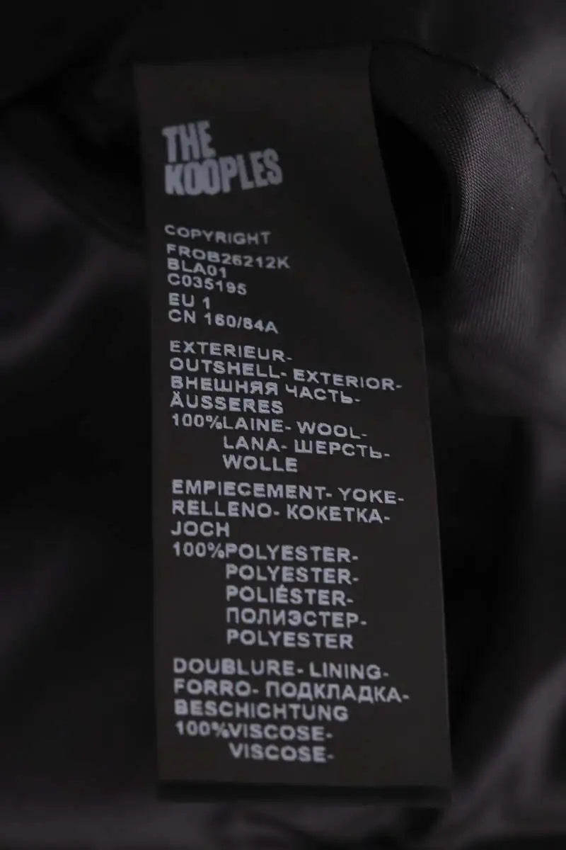 Blazer The Kooples Noir en Laine