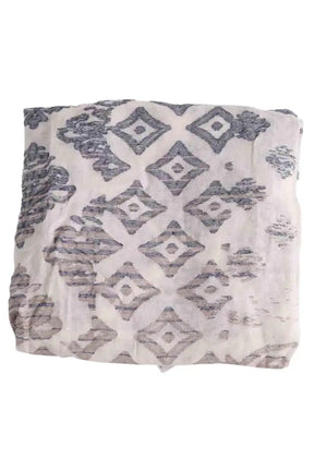 Chèche Gerard Darel Blanc en Coton - Seconde Main