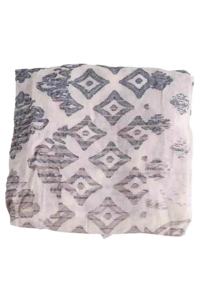 Chèche Gerard Darel Blanc en Coton - Seconde Main