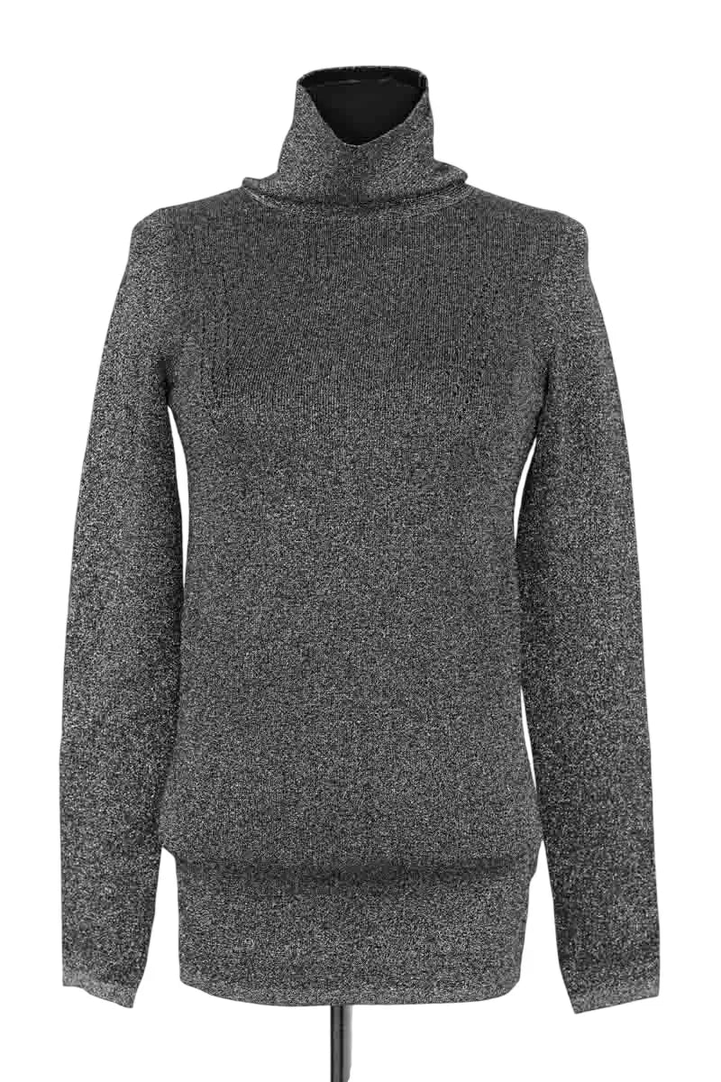 Pull Sandro Argent en Viscose, taille S - Seconde Main