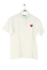 T-shirt Comme Des Garçons Blanc en Coton, taille M - Seconde Main