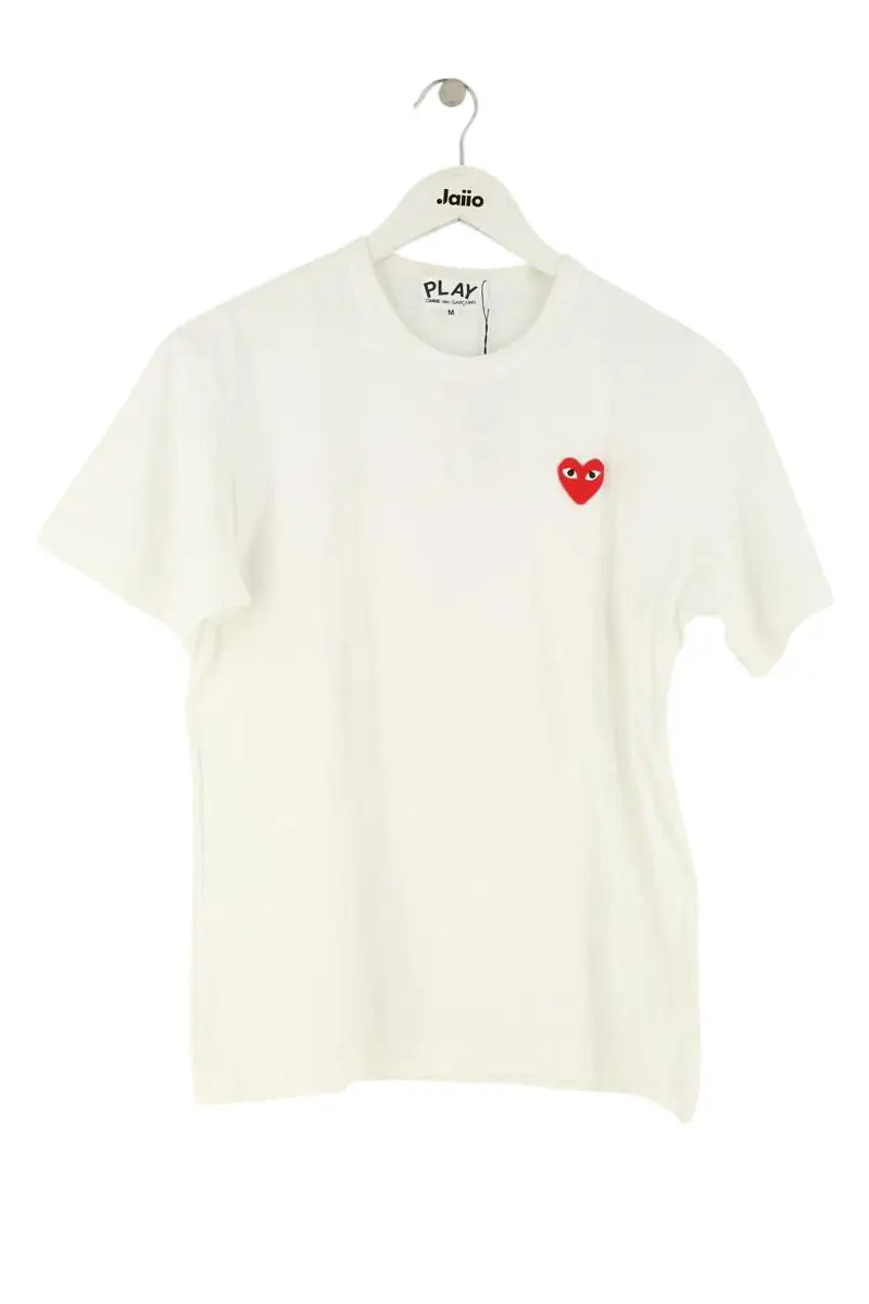 T-shirt Comme Des Garçons Blanc en Coton, taille M - Seconde Main