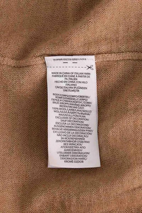 Cardigan Ralph Lauren Camel en Laine