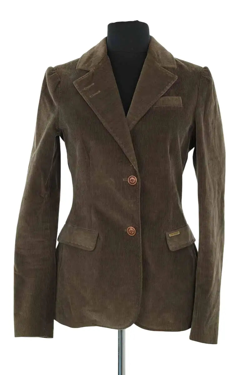 Veste Liu Jo Kaki en Coton, taille S - Seconde Main