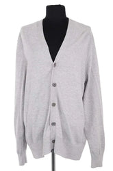 Cardigan Brooks Brothers Gris en Coton, taille L - Seconde Main