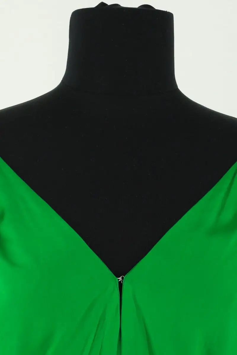 Robe Maje Vert en Viscose