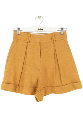 Bermuda Sandro Jaune en Viscose, taille S - Seconde Main