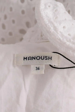Robe Manoush Blanc en Coton