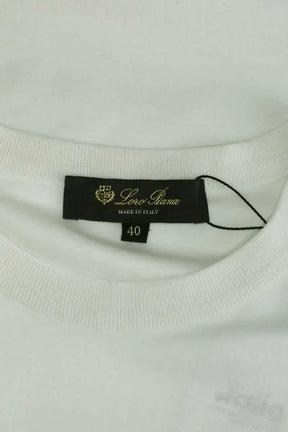 T-shirt Loro Piana Blanc en Coton