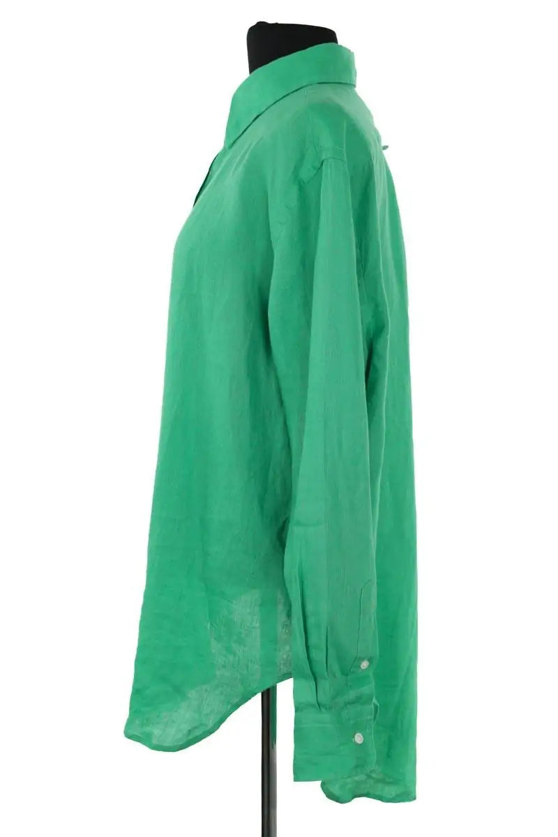 Chemise Ralph Lauren Vert en Lin