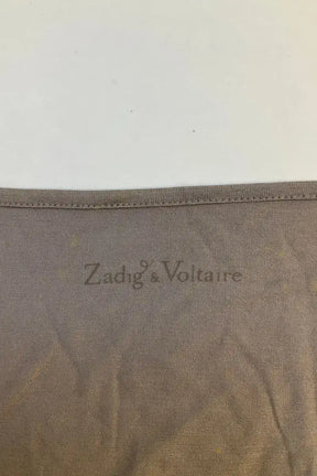 T-shirt Zadig & Voltaire Beige en Synthétique