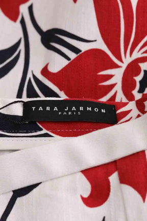 Jupe Tara Jarmon Blanc en Coton