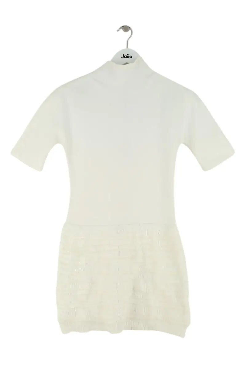 Robe Alaïa Blanc en Viscose, taille L - Seconde Main
