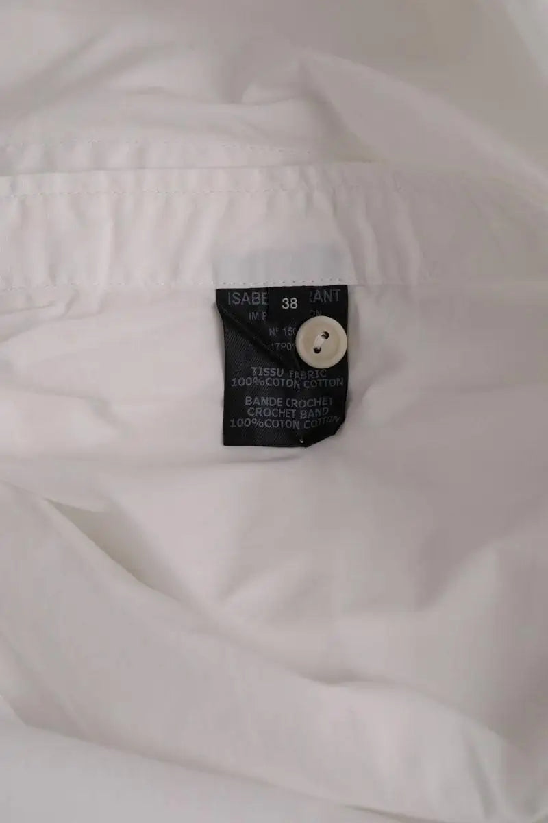 Robe Isabel Marant Blanc en Coton