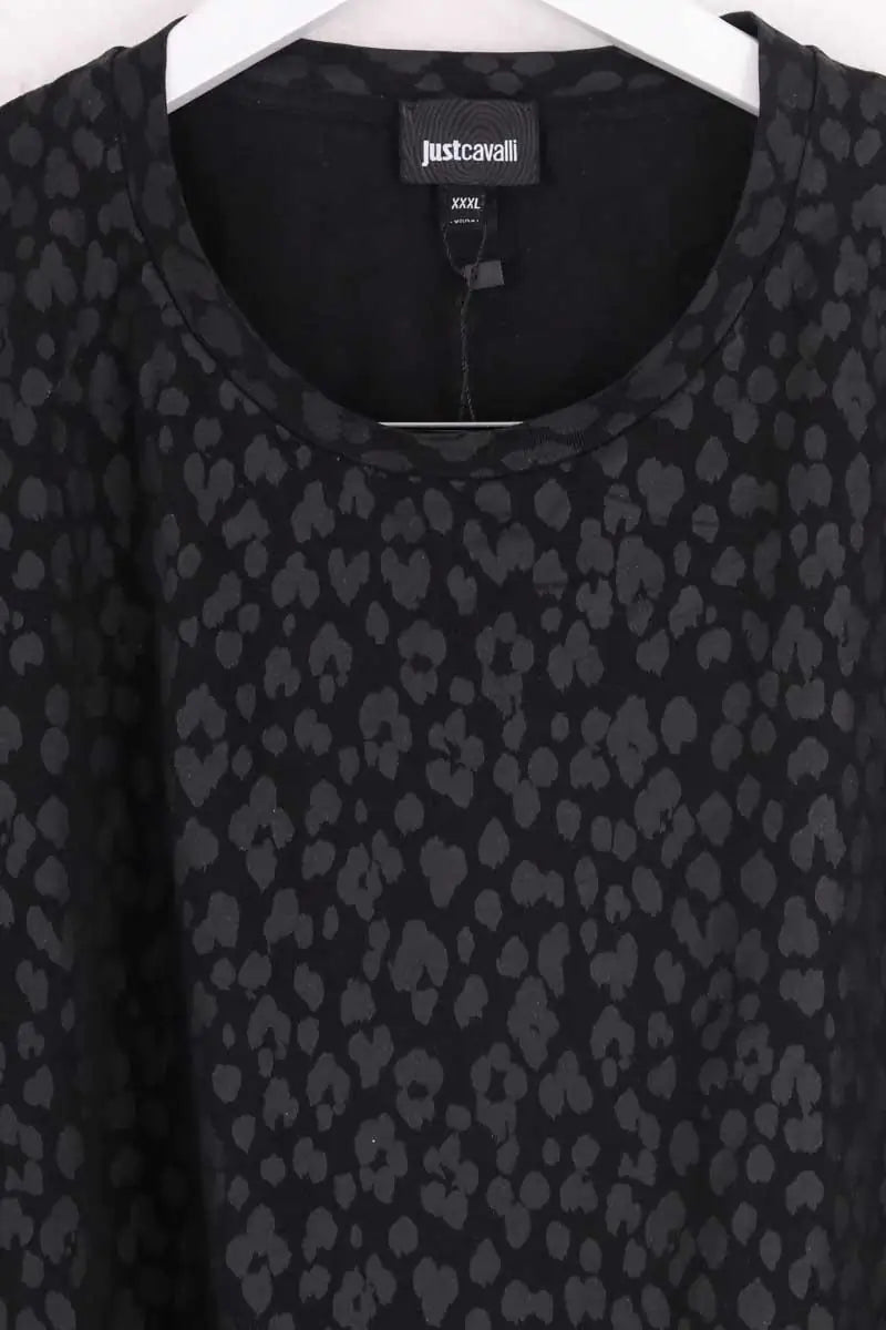 T-shirt Just Cavalli Noir en Coton