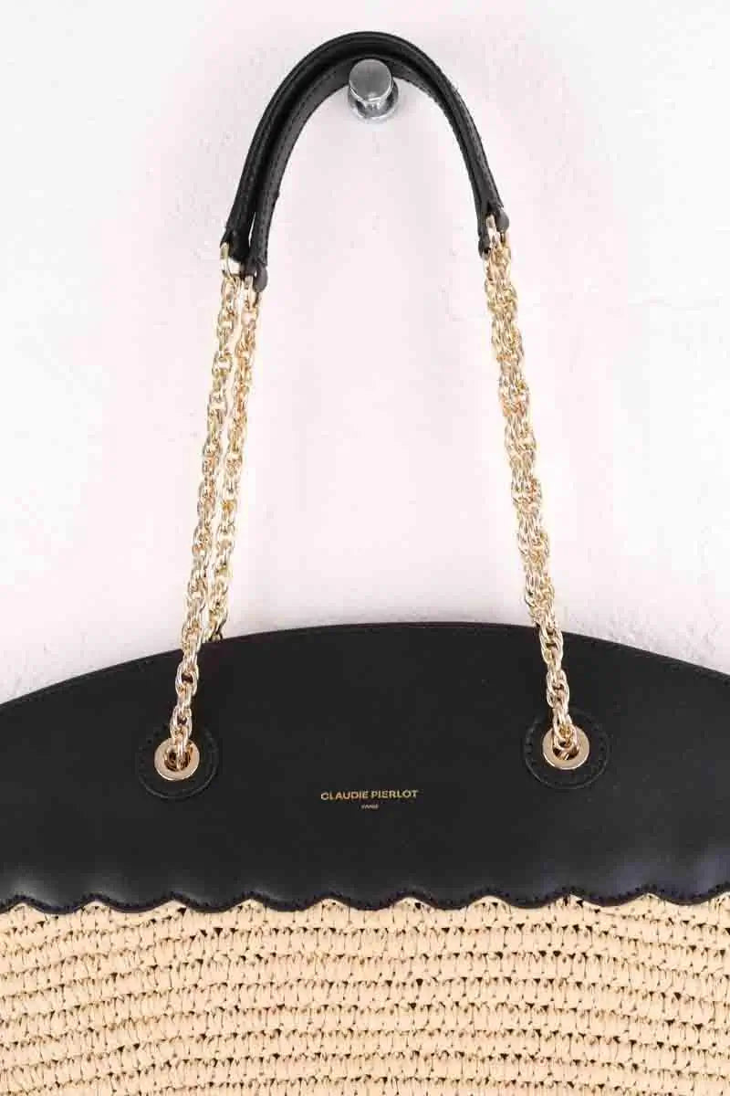 Cabas Claudie Pierlot Beige en Osier