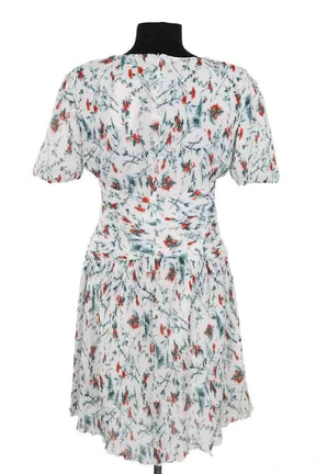 Robe Maje Blanc en Viscose