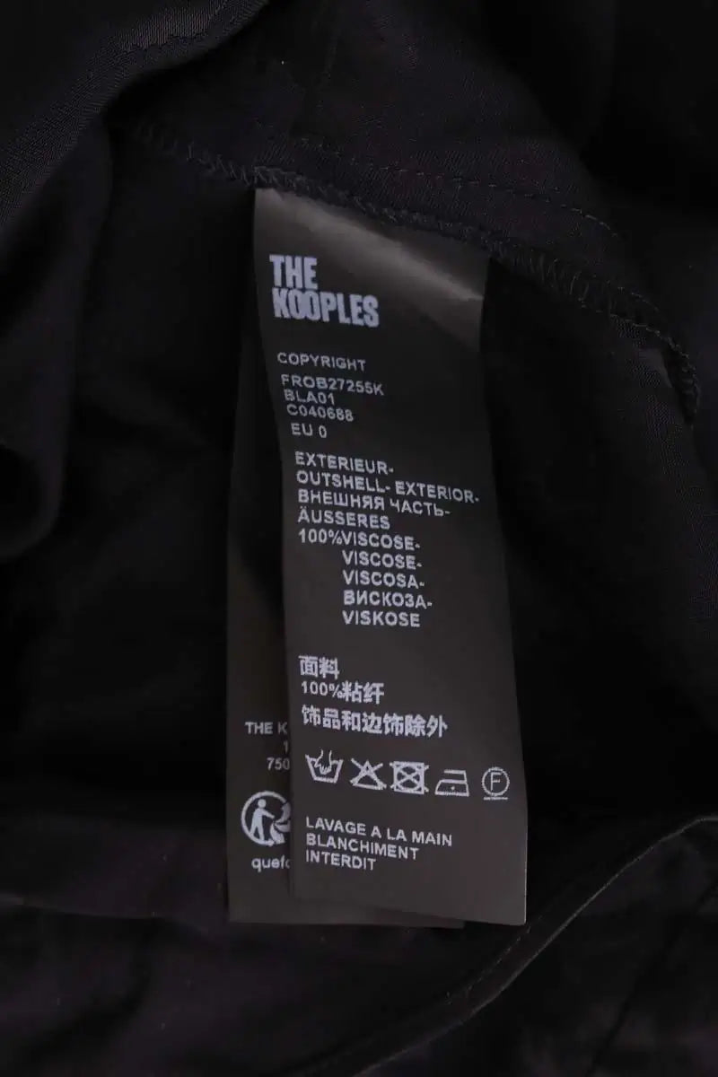 Robe The Kooples Noir en Viscose
