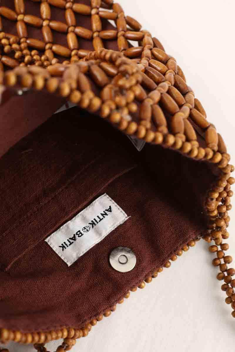 Sac porté épaule Antik Batik  Camel