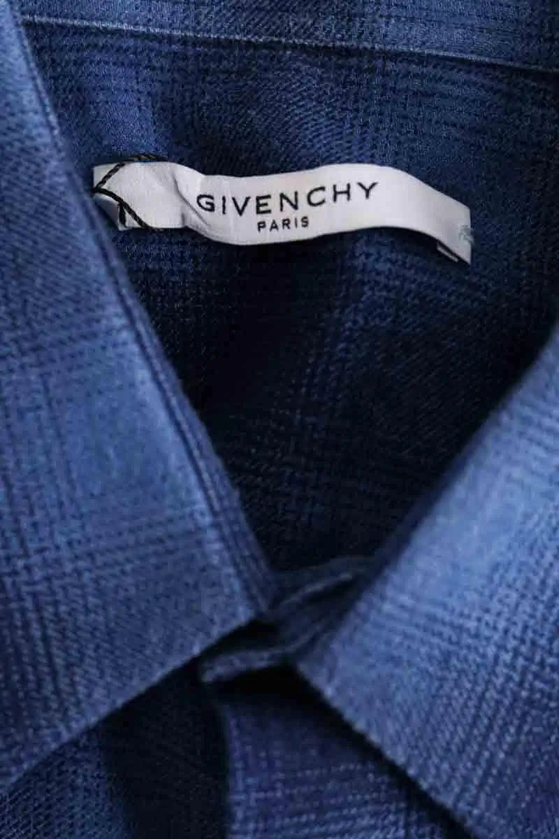 Chemise Givenchy Bleu en Coton