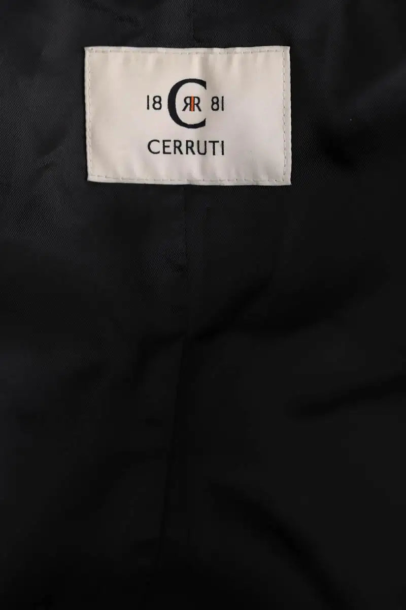 Manteau Cerruti Noir en Laine