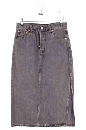 Jupe Levi's Anthracite en Coton, taille XS - Seconde Main