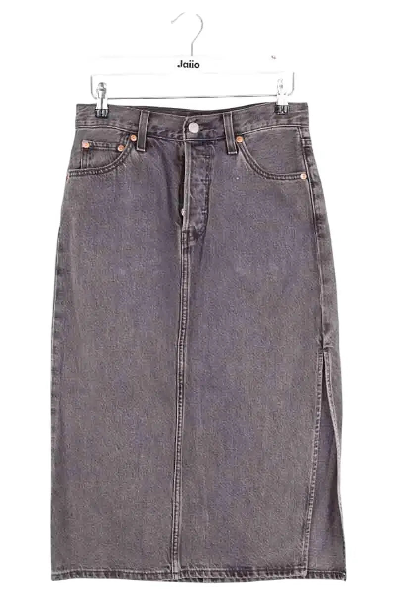 Jupe Levi's Anthracite en Coton, taille XS - Seconde Main