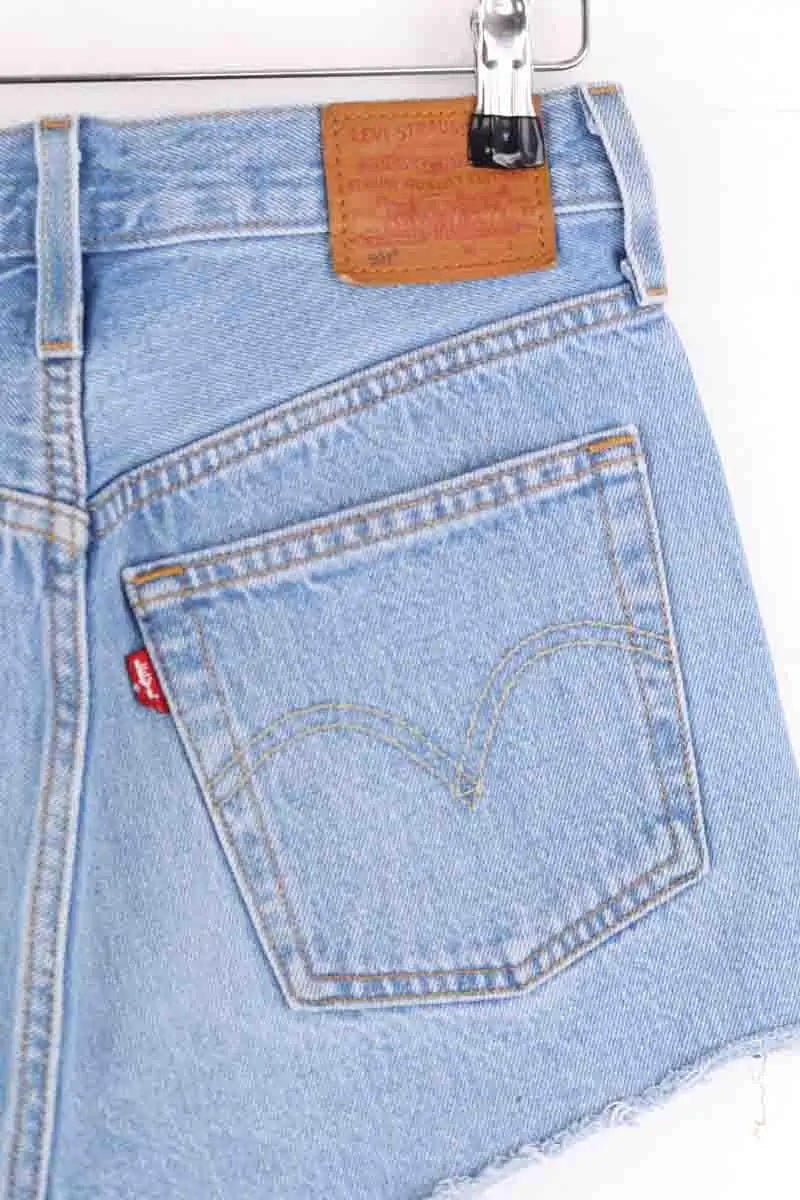 Mini short Levi's Bleu en Coton