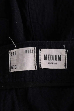 Pantalon large Eat Dust Noir en Coton