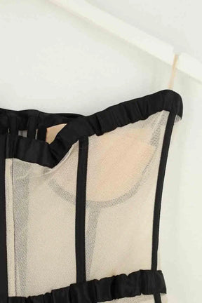 Corset La Perla Beige en Soie