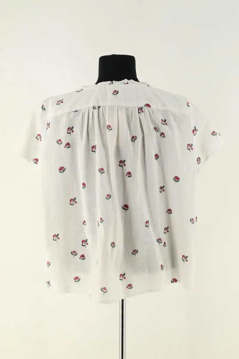Blouse Des Petits Hauts Blanc en Coton