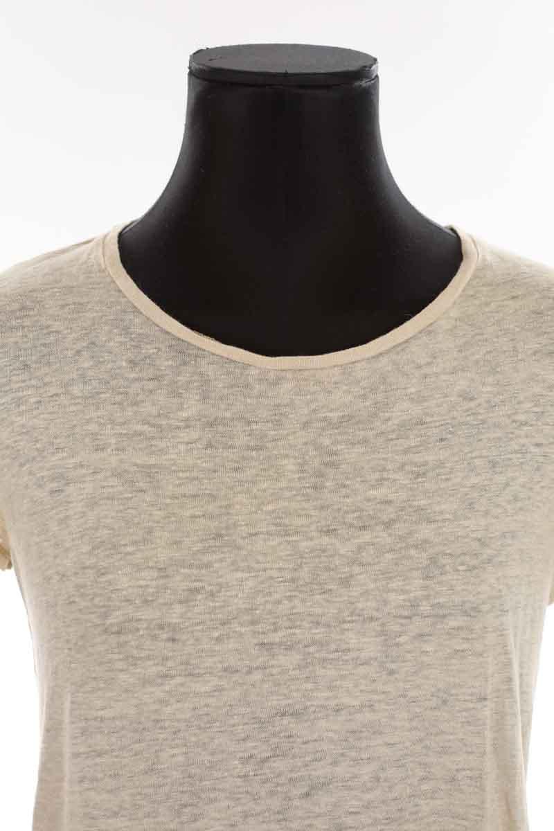 T-shirts Majestic Filatures  Beige