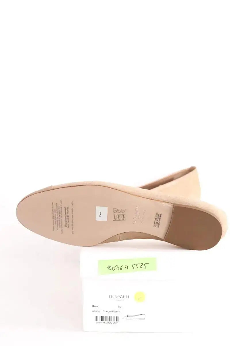 Ballerines LK Bennett Kara Beige en Daim