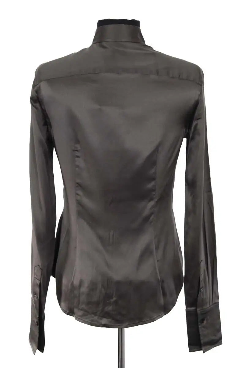 Chemise Ralph Lauren Kaki en Soie