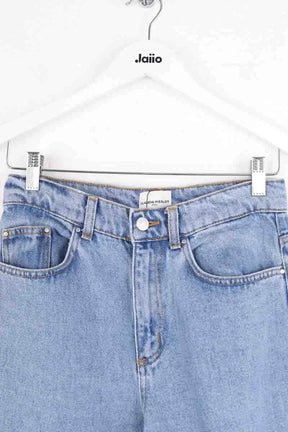 Jean large Claudie Pierlot Bleu en Coton
