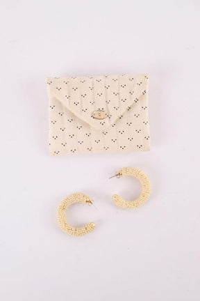 Boucles d'oreilles Sézane  Blanc