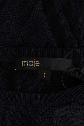 T-shirt Maje Marine en Viscose