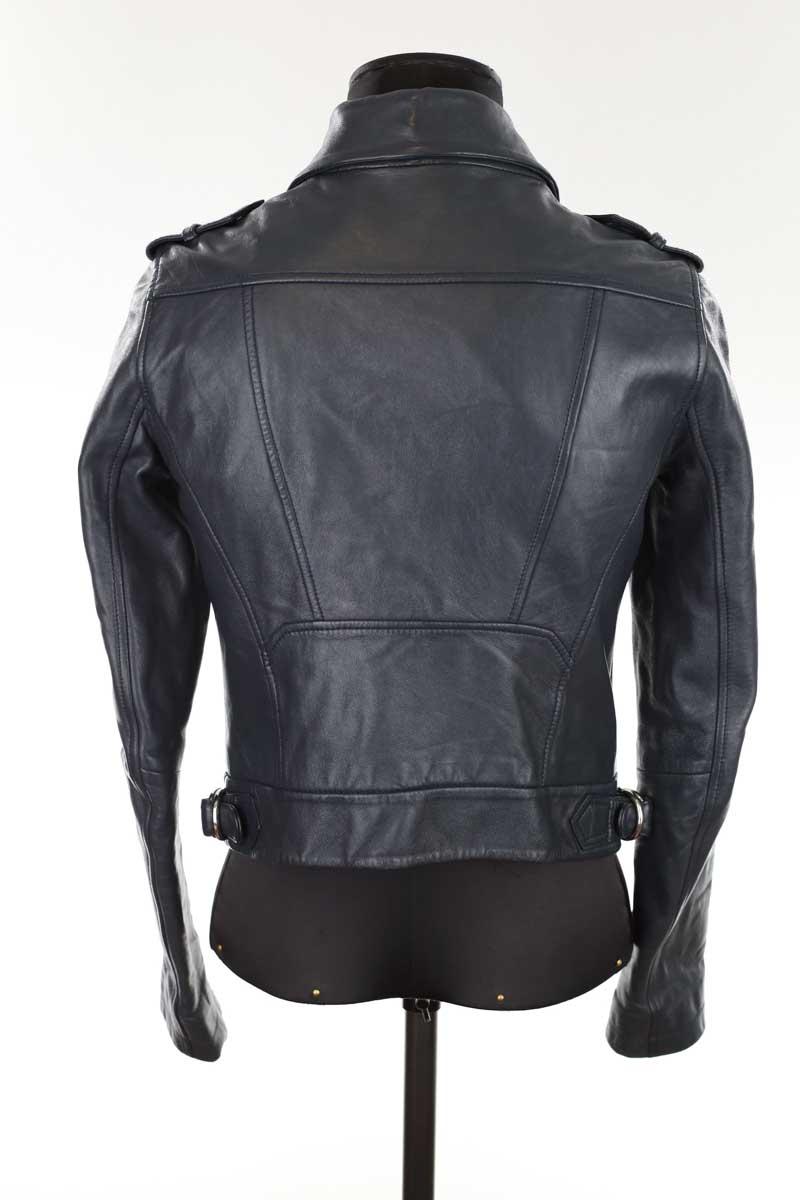Veste en cuir Maje  Noir