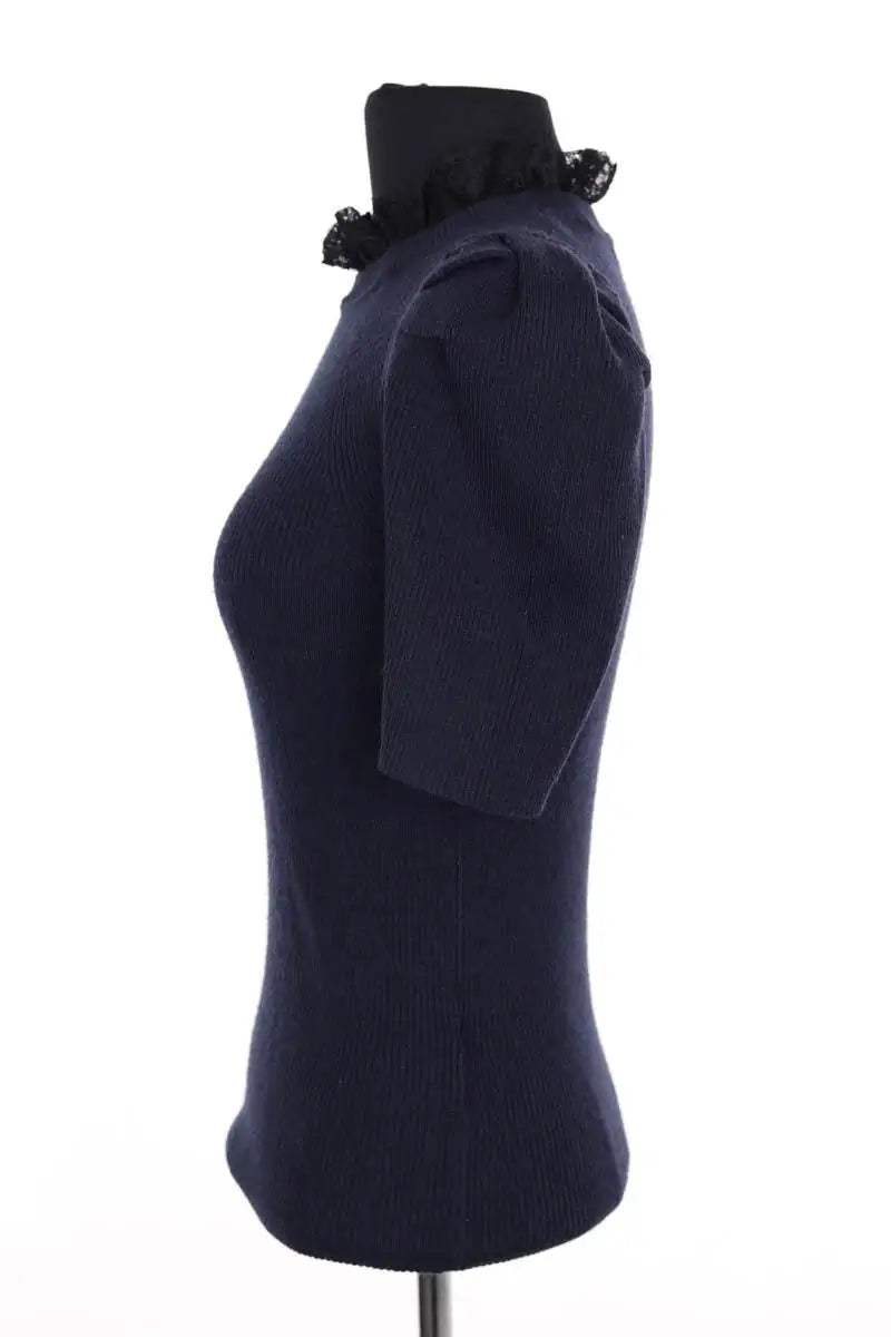 T-shirt Sandro Marine en Viscose