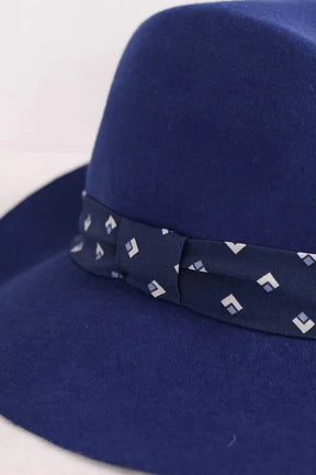 Panama Max Mara Bleu en Laine