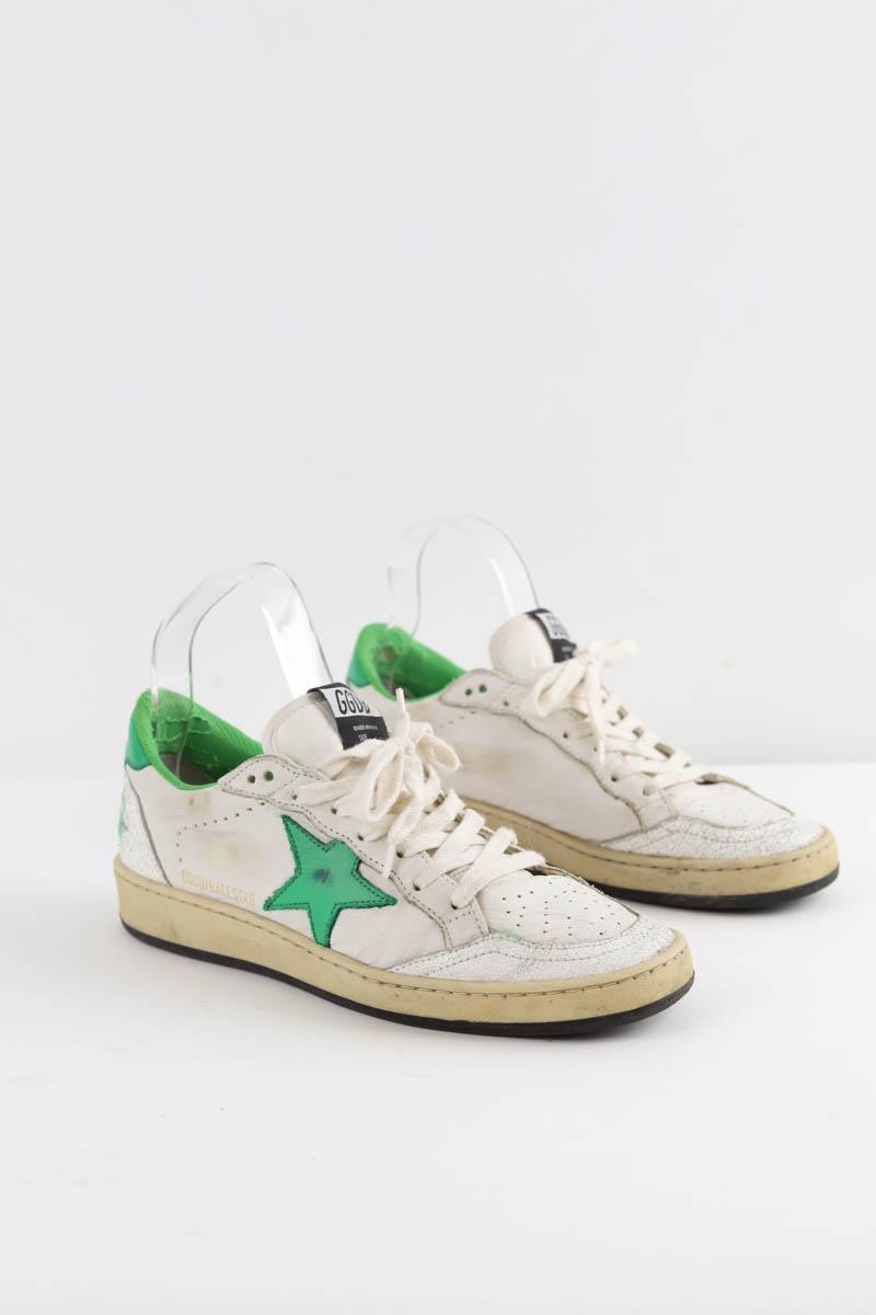Baskets Golden Goose Ball Star Vert
