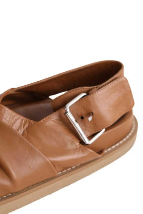Sandales Joseph Camel en Cuir