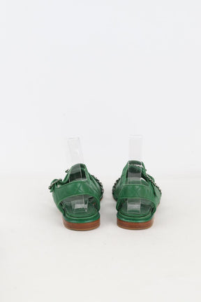 Sandales Chanel  Vert