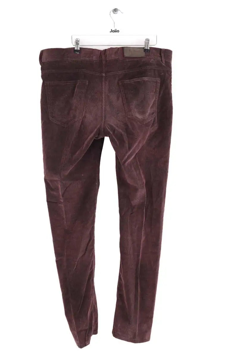 Pantalon droit Berluti Bordeaux en Coton