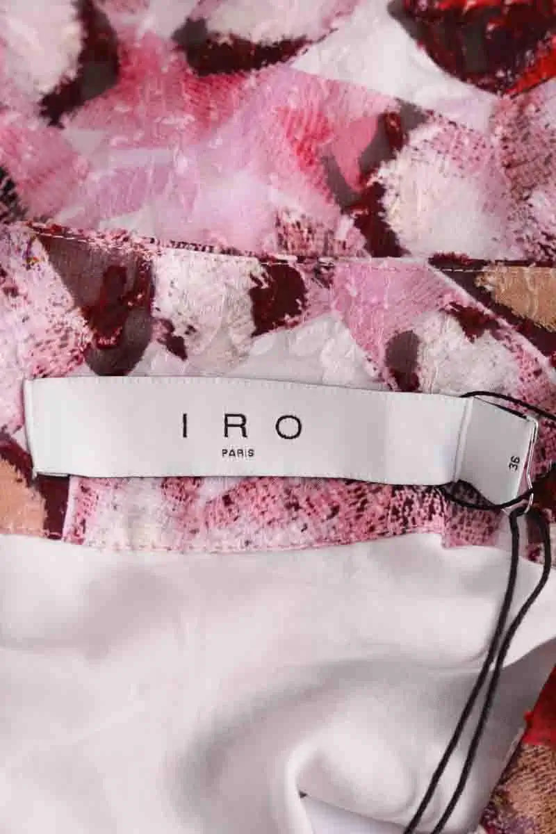 Jupe Iro Rose en Soie
