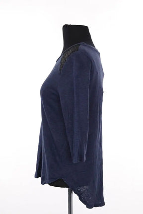 Top Claudie Pierlot Bleu en Lin