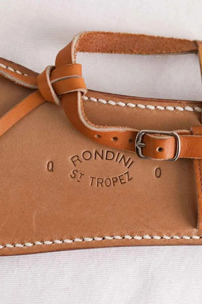 Sandales Rondini Marron en Cuir