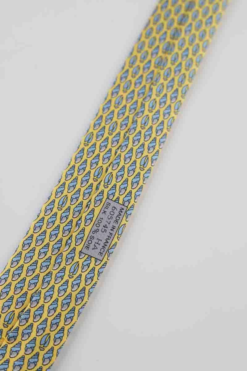 Cravate Hermès  Jaune