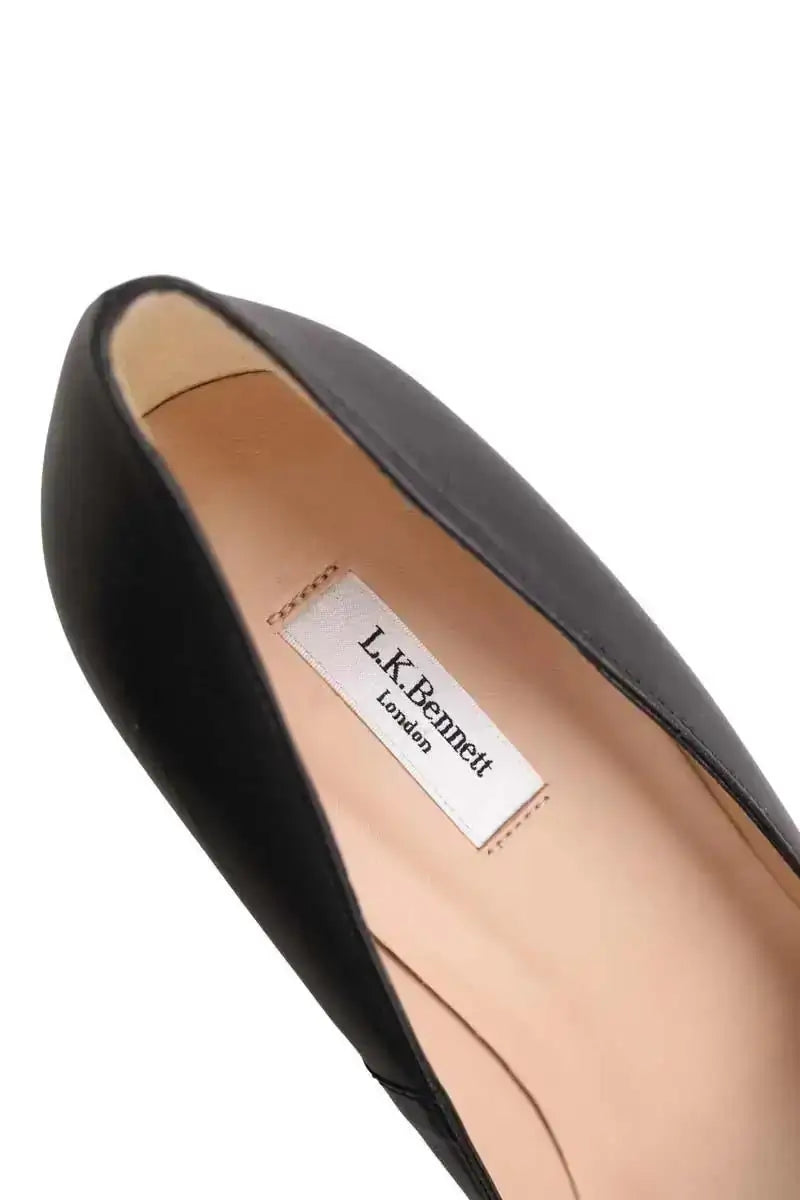 Talons LK Bennett Fern Noir en Cuir