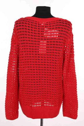 Pull Claudie Pierlot Rouge en Coton
